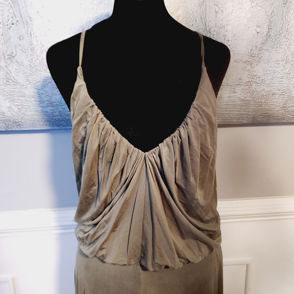 Young Fabulous & Broke Olive Green Wide Leg Jumpsuit - Picture 5 of 9